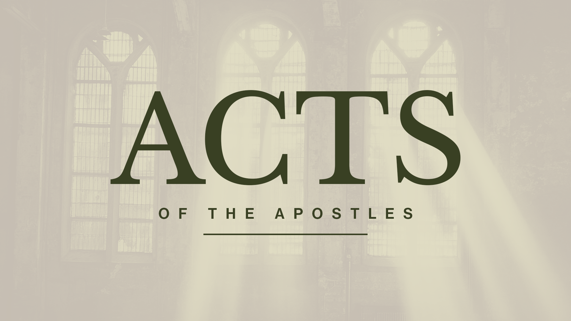 The Coming of the Spirit